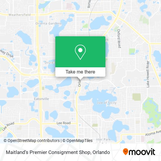 Mapa de Maitland's Premier Consignment Shop