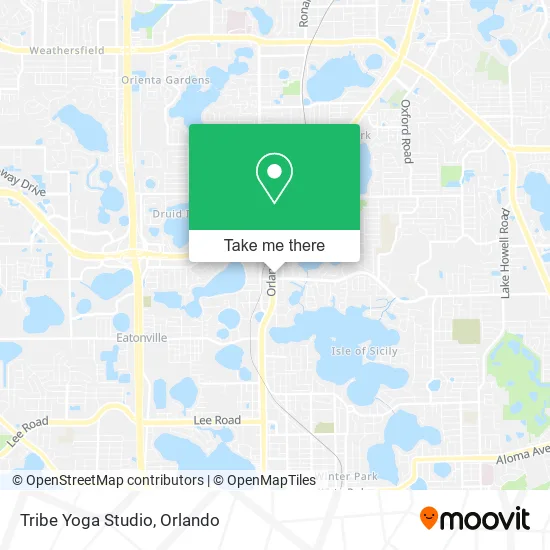 Mapa de Tribe Yoga Studio