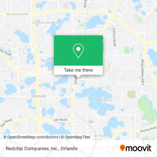 Mapa de Redchip Companies, Inc.