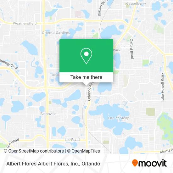 Albert Flores Albert Flores, Inc. map