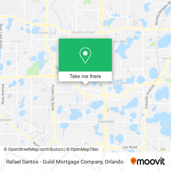 Rafael Santos - Guild Mortgage Company map