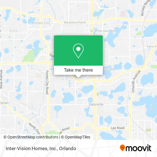 Inter-Vision Homes, Inc. map