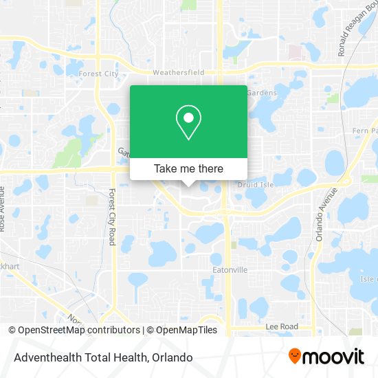 Mapa de Adventhealth Total Health