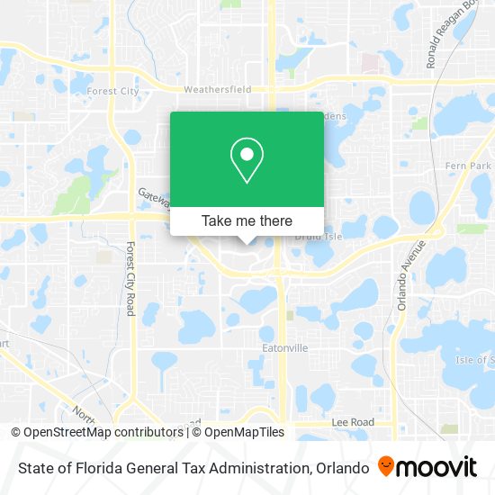 Mapa de State of Florida General Tax Administration