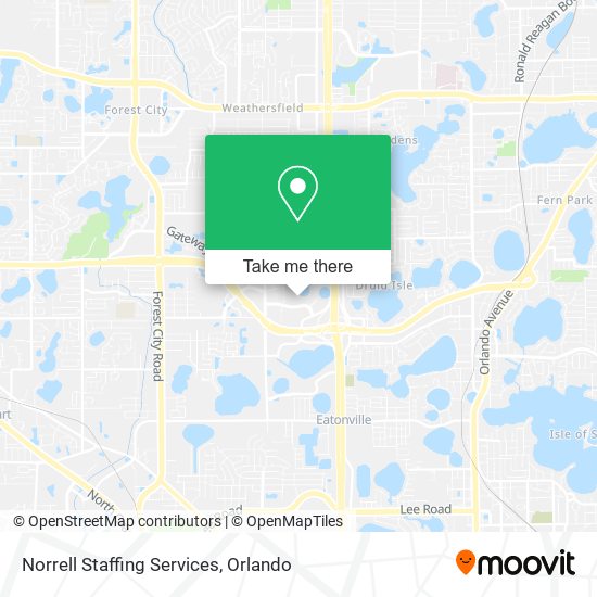 Norrell Staffing Services map