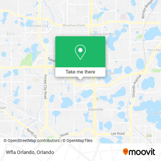 Mapa de Wfla Orlando
