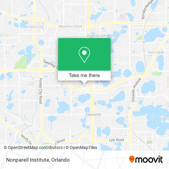 Mapa de Nonpareil Institute