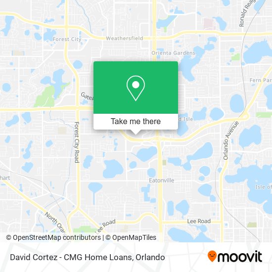Mapa de David Cortez - CMG Home Loans