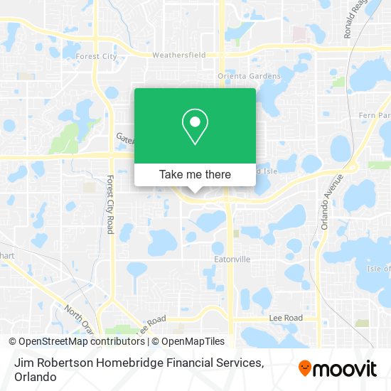 Jim Robertson Homebridge Financial Services map