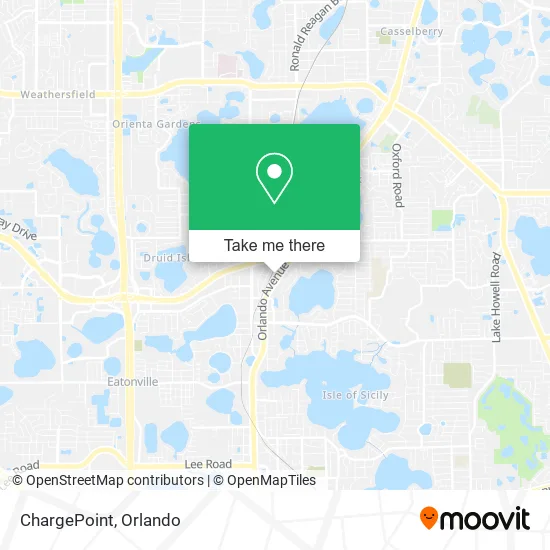 ChargePoint map