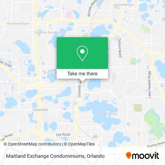 Mapa de Maitland Exchange Condominiums