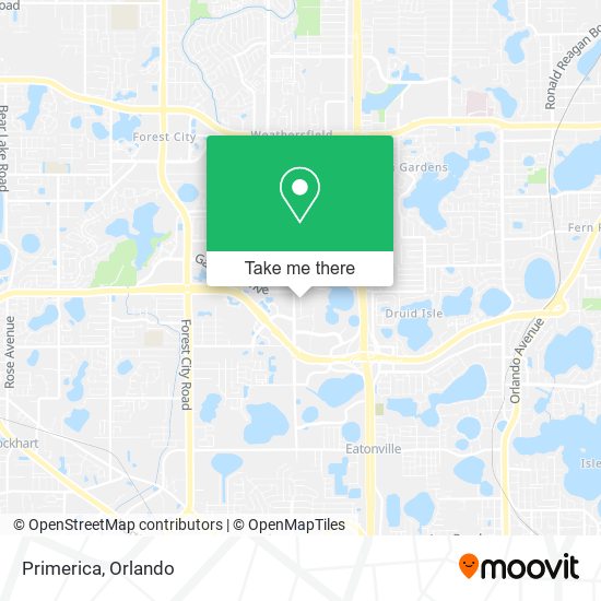 Mapa de Primerica