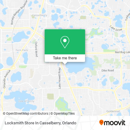 Mapa de Locksmith Store In Casselberry