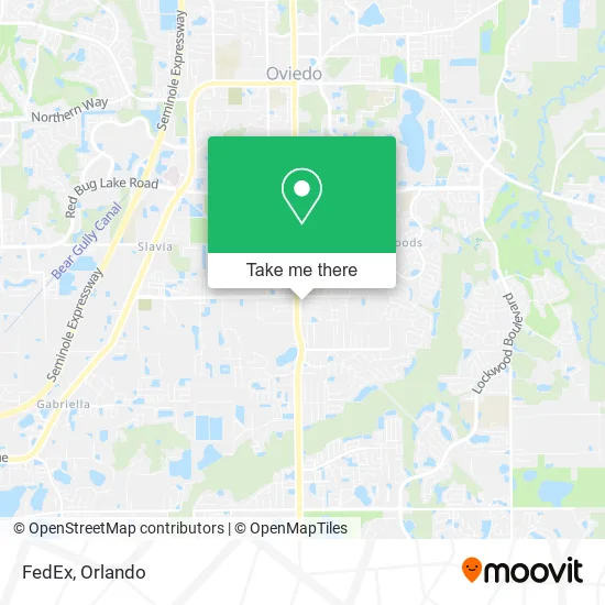 FedEx map