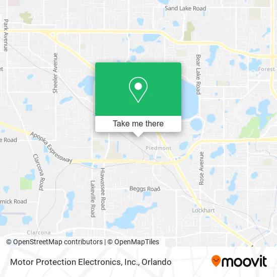 Motor Protection Electronics, Inc. map