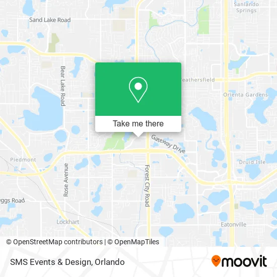 SMS Events & Design map