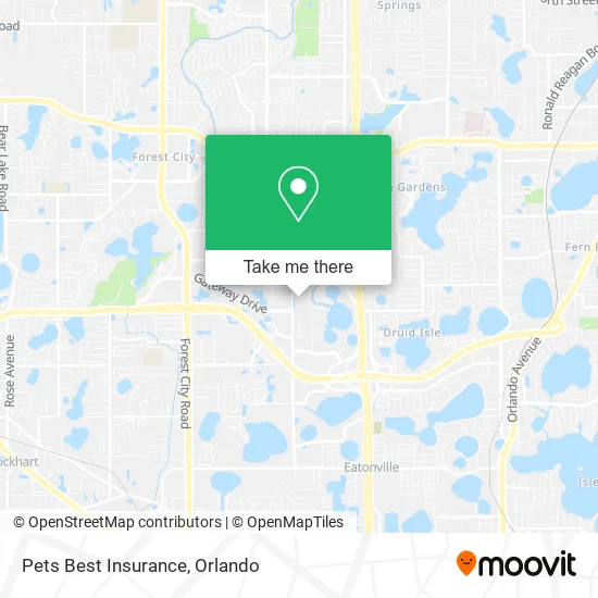 Pets Best Insurance map