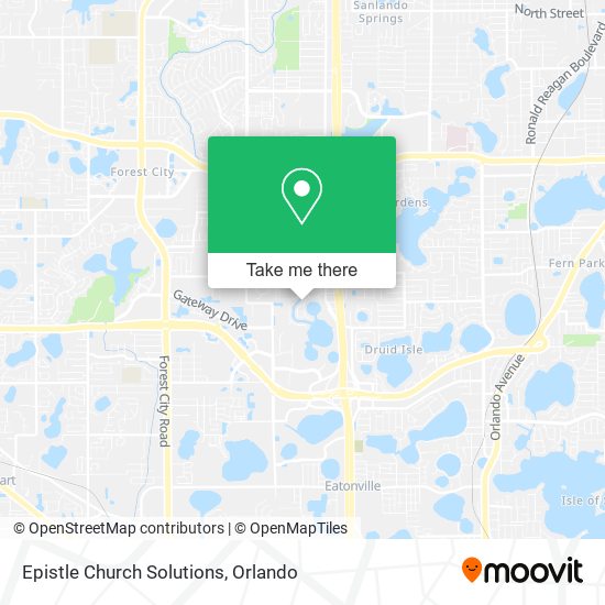 Epistle Church Solutions map