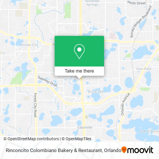 Rinconcito Colombiano Bakery & Restaurant map