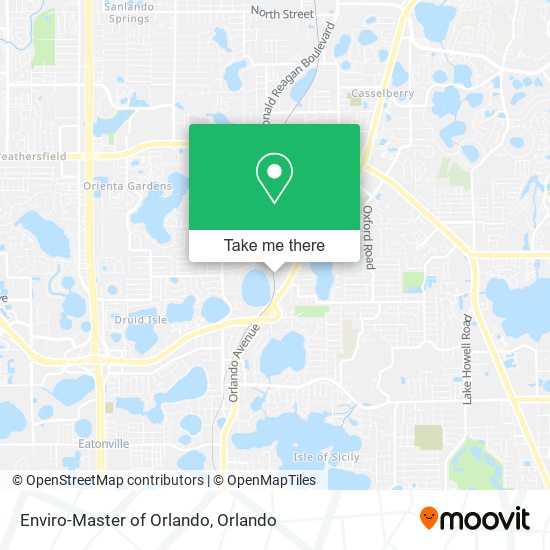 Enviro-Master of Orlando map