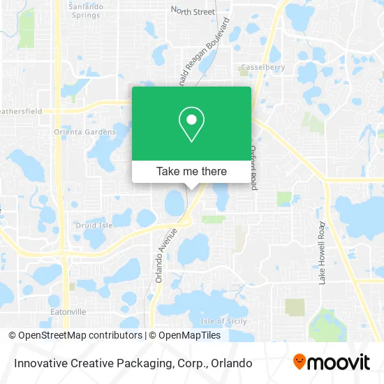 Innovative Creative Packaging, Corp. map