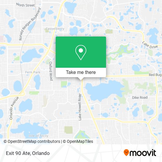 Mapa de Exit 90 Ate