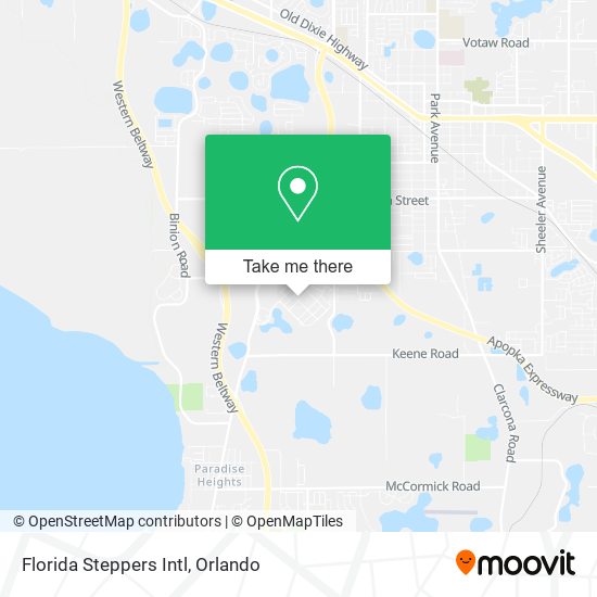 Florida Steppers Intl map