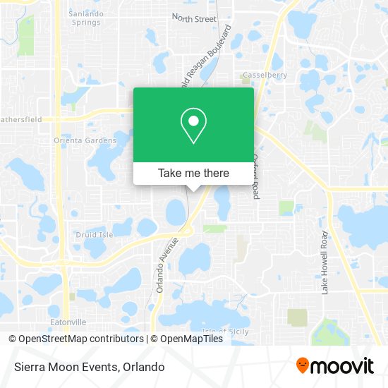 Mapa de Sierra Moon Events