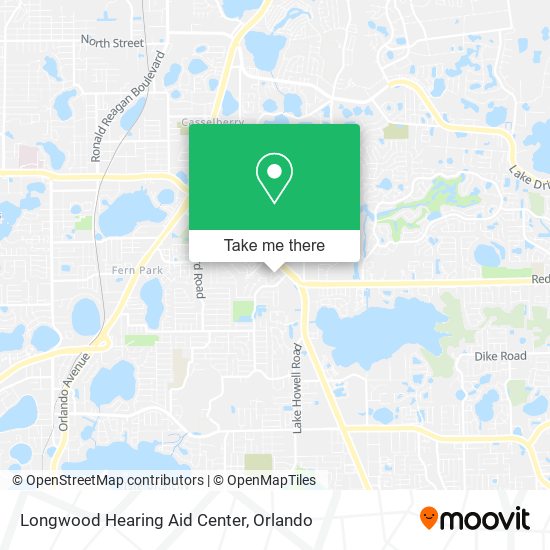 Mapa de Longwood Hearing Aid Center