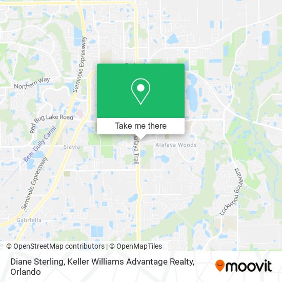 Diane Sterling, Keller Williams Advantage Realty map