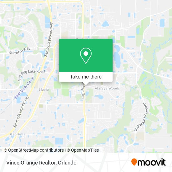 Vince Orange Realtor map
