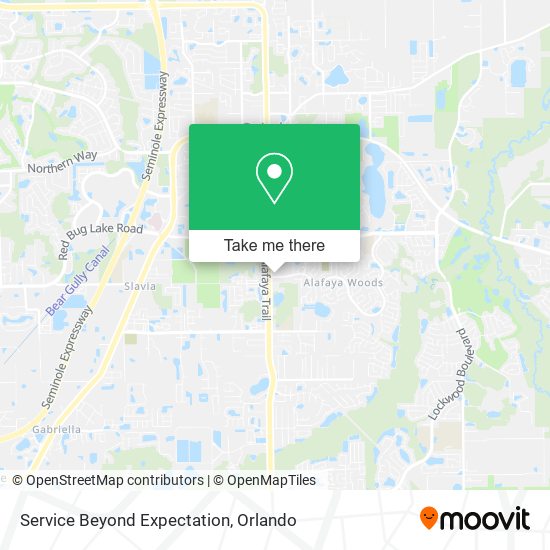 Mapa de Service Beyond Expectation