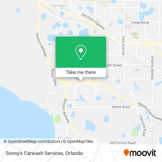 Sonny's Carwash Services map