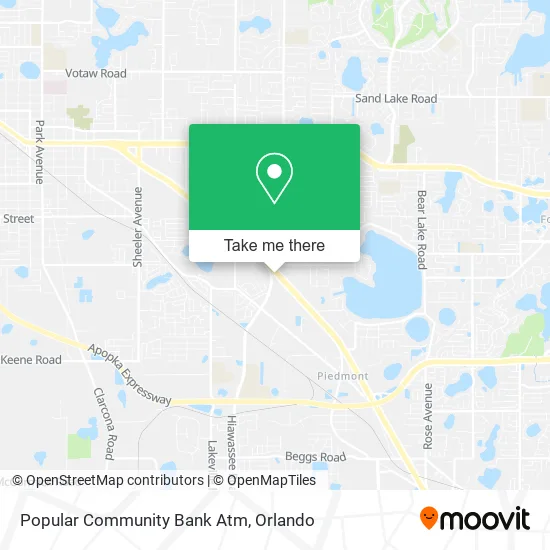Popular Community Bank Atm map