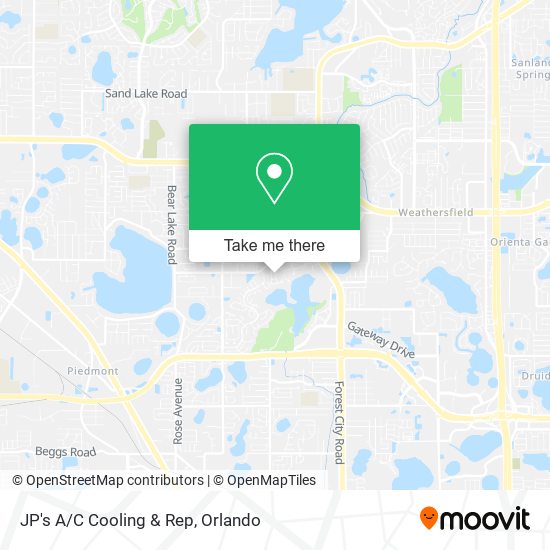 Mapa de JP's A/C Cooling & Rep