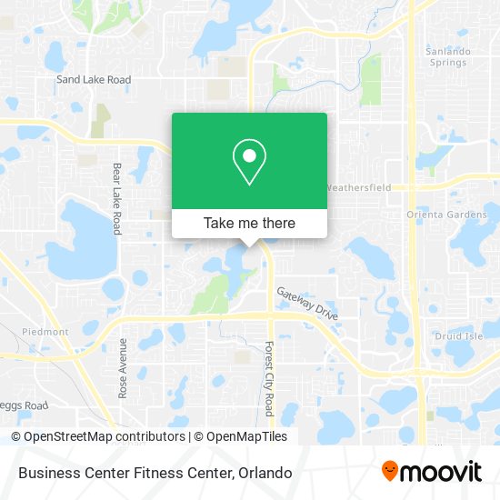 Mapa de Business Center Fitness Center