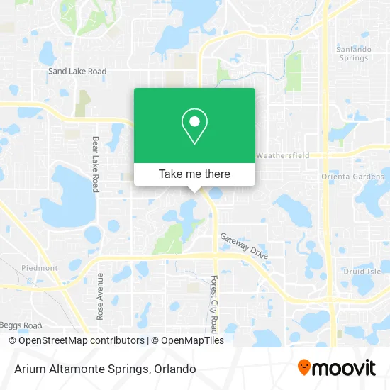 Mapa de Arium Altamonte Springs