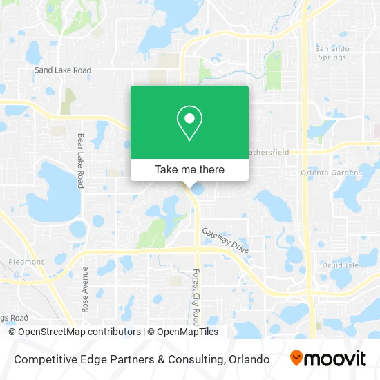 Mapa de Competitive Edge Partners & Consulting