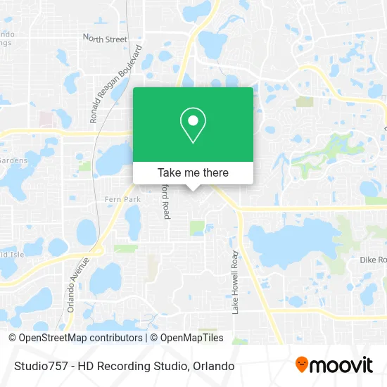 Studio757 - HD Recording Studio map