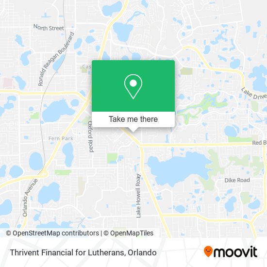 Thrivent Financial for Lutherans map