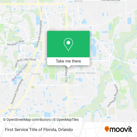 Mapa de First Service Title of Florida
