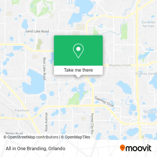 Mapa de All in One Branding