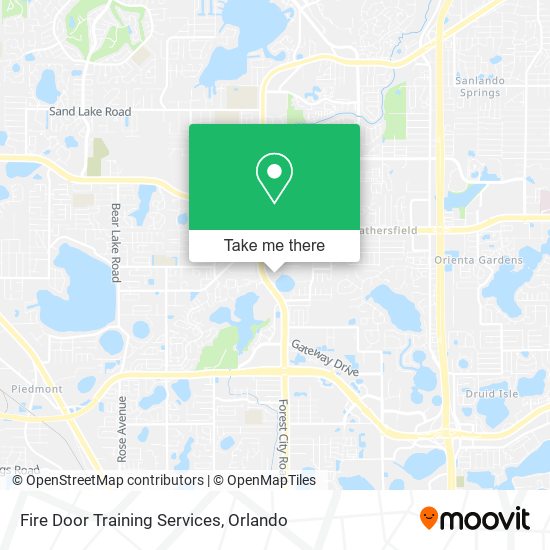 Fire Door Training Services map