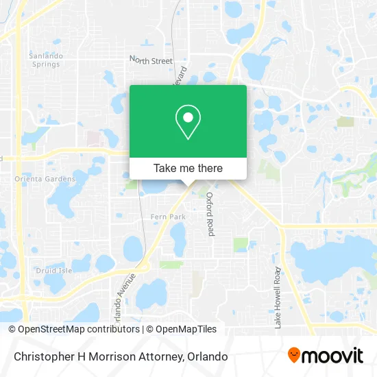 Mapa de Christopher H Morrison Attorney