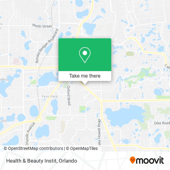 Mapa de Health & Beauty Instit