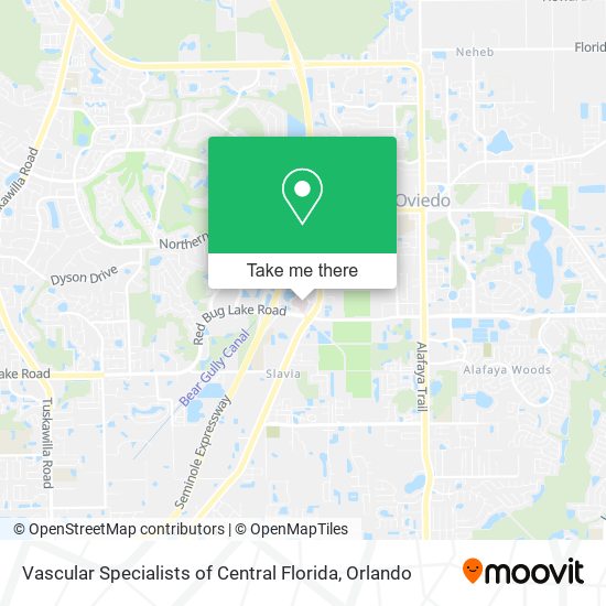 Mapa de Vascular Specialists of Central Florida
