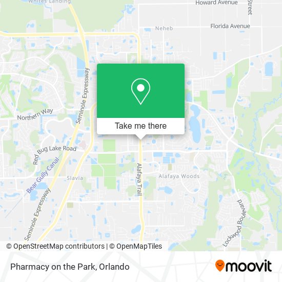 Mapa de Pharmacy on the Park