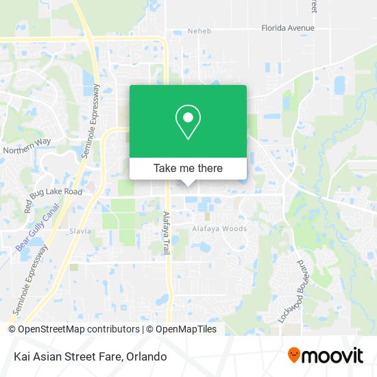 Kai Asian Street Fare map