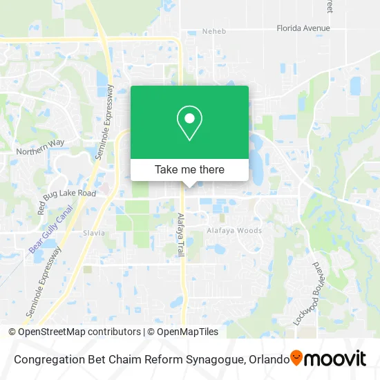 Congregation Bet Chaim Reform Synagogue map