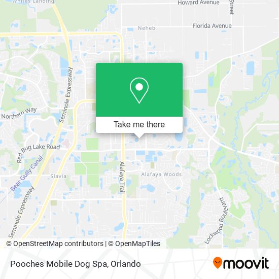 Pooches Mobile Dog Spa map